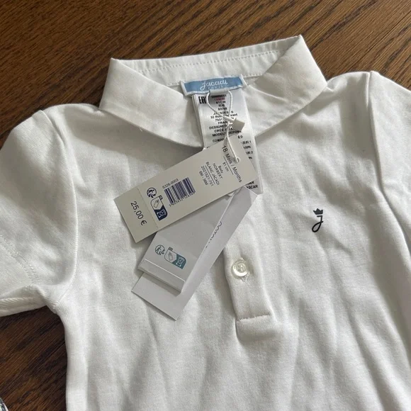 Jacadi White and Blue Striped Kids Matching Set - Size 12-18m - Picture 3 of 5